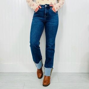 Judy Blue Dark Blue Ankle Jeans